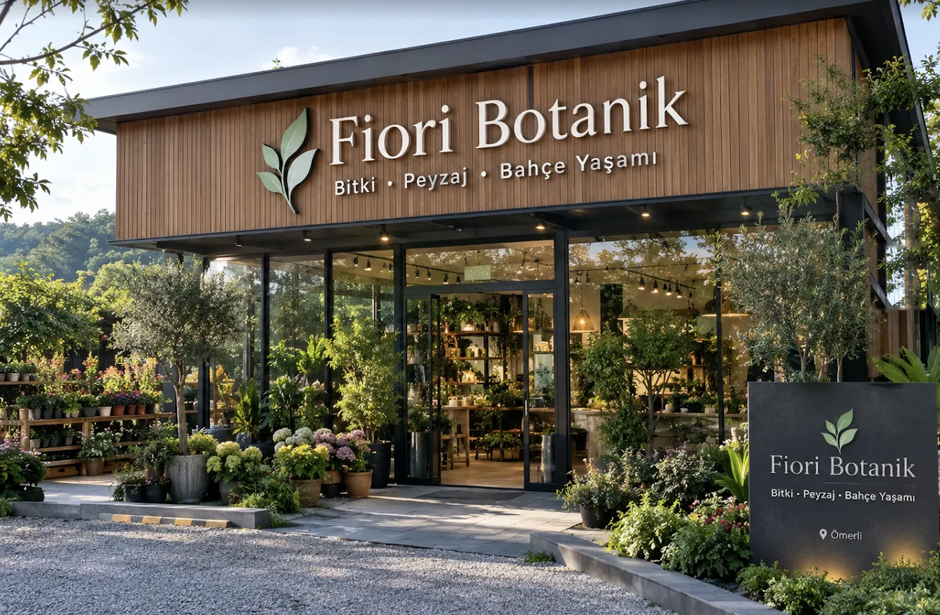 Fiori Botanik Ömerli fidanlık dış cephesi ve modern botanik merkezi